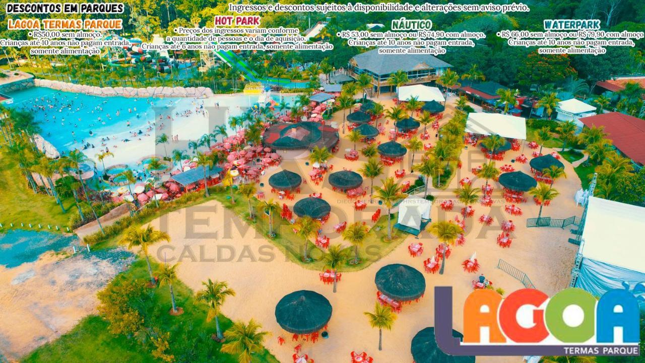 Hotel De Luxo Em Caldas Novas Com Ingressos Com Valor Exclusivo Nos Clubes Hot Park, Lagoa Termas, Waterpark, E Nautico!!! 外观 照片